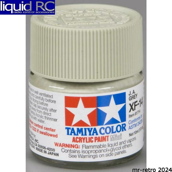 Tamiya Acrylic Mini Xf-14 J.A. Grey Paint