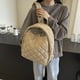 thumbnail image 3 of Mochila Likrtyny 1319 Ropa Algodón Ligera con Bordado Diamantes Caqui, 3 of 9