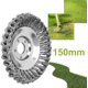 thumbnail image 2 of Cabezal de corte de césped con alambre de acero, cuchilla de corte con cable irrompible para mantenimiento de jardines, kits adaptadores universales incluidos, cepillo para malezas seguro y fácil de, 2 of 5