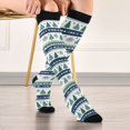 thumbnail image 5 of joogoo Winter Christmas Snowflake Long Socks Women Men Knee High Sock, 5 of 8