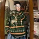 thumbnail image 1 of Suéter de cuello alto de alce de Navidad para mujer, traje de pareja engrosado de invierno, suéter versátil de estilo perezoso de moda Ins, gran oferta, 1 of 5