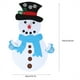 thumbnail image 5 of DIY Fieltro Muñeco De Nieve Regalos Para Niños Adorno De Navidad Desmontable Pared, 5 of 7