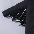 thumbnail image 6 of GiLiling Newborn Baby Bat Costume Halloween Cosplay Cloak Romper with Wings Ears Hoodie My First Halloween Outfit for Boys Girls (Black, 0-3 Months), 6 of 7