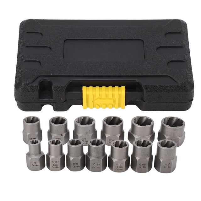 Ensemble Extracteur d'Écrou, 14 Pcs Ensemble Boulon d'Écrou Outil de Retrait Durabilité Éprouvée