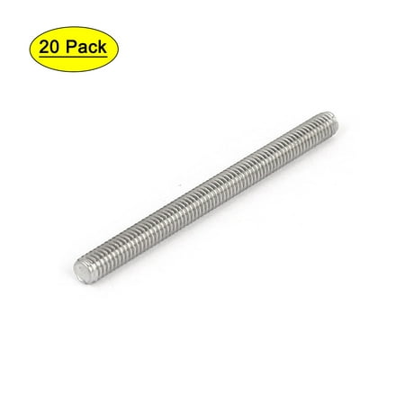 

M4 x 50mm 0.7mm Pitch 304 Stainless Steel Fully Threaded Rod Fasteners 20 Pcs