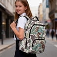 thumbnail image 3 of KUIFORTI Fish Camouflage Print School Bag for Kids 17 Inch Bookbag Waterproof Backpack with Side Pockets for Elementary Primary Middle School Fashion, 3 of 7