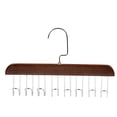 thumbnail image 1 of CEHVOM Cintre en Bois pour Ceintures pour Garde-Robe avec 8 Crochets, Cintre, Liquidation de Cintres, 1 of 1
