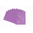 thumbnail image 1 of Dark Purple Acid Free 18x24 Picture Frame Mats with White Core Bevel Cut for 13x19 Pictures - Fits, 1 of 3
