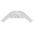 thumbnail image 3 of Toddlers Baby Girls Knitted Cardigan Lace  Collar Long Sleeve Single Button Jacket Outwear, 3 of 7