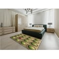 thumbnail image 4 of Ahgly Company Indoor Square Patterned Cookie Brown Area Rugs, 8' Square, 4 of 6