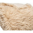 thumbnail image 4 of Chunky Flokati Faux Wool Off White Throw Blanket, 4 of 4