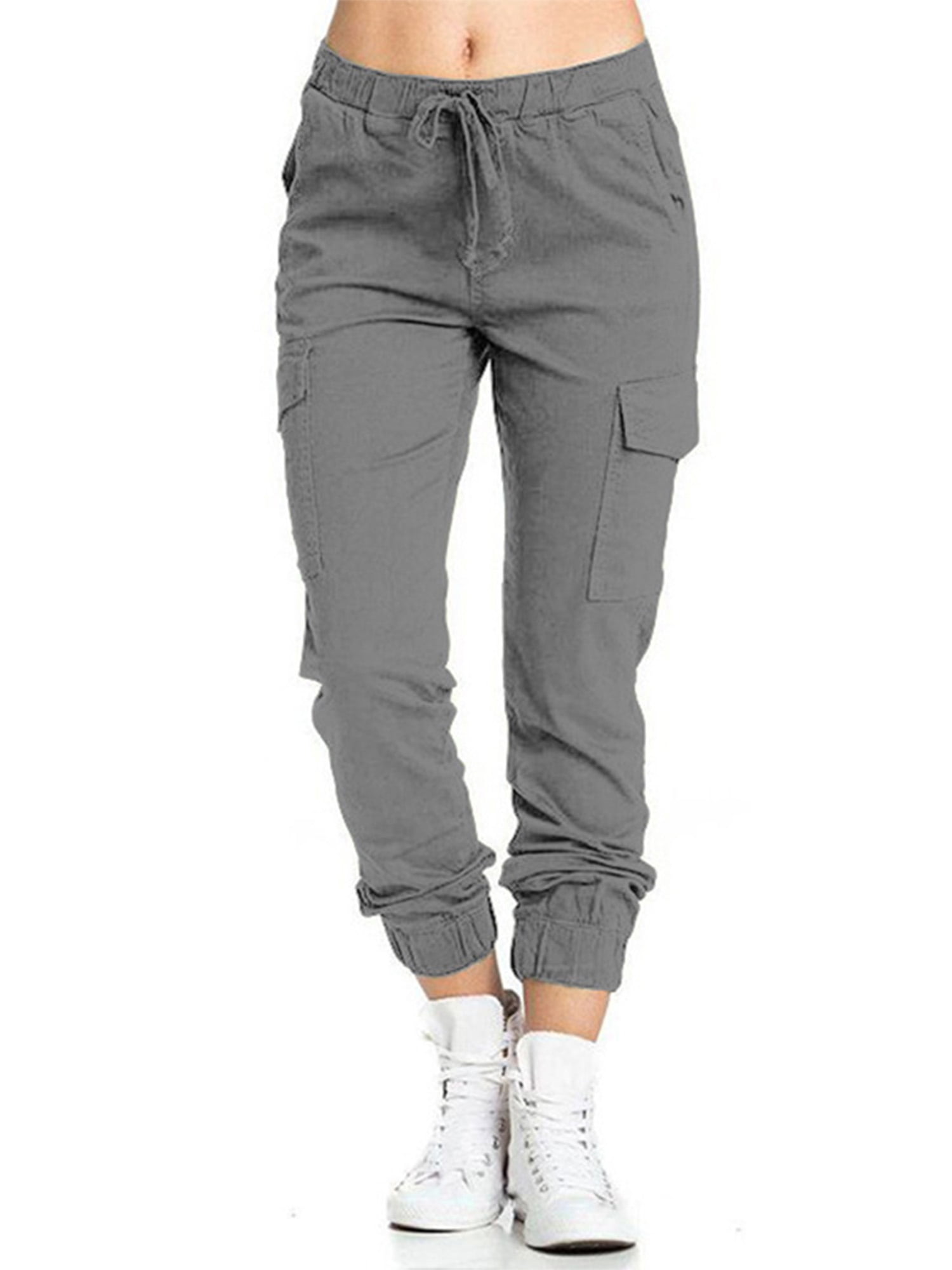 Avamo Womens Cargo Hiking Pants Elastic 