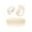 Beige, variant on Hiroekza Ear Buds Wireless Bluetooth Earbuds Wireless Bluetooth Headphones Intelligent Noise Reduction Earbuds Digital Power Display and Stereo HiFi Sound Bluetooth 5.4 High End Earphones