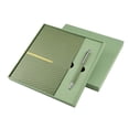 thumbnail image 2 of Paquete 20 piezas Set con Libreta de Curpiel y Bolígrafo Metálico verde 22.4 x 22.4 x 3, 2 of 7