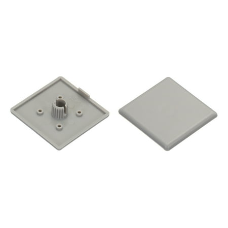 Standard Plastic Rectangle Aluminum Extrusion End Cap Grey 40x20mm Trolley Fish Tank Rack Storage Rack 20pcs
