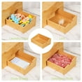 thumbnail image 7 of Laundry Detergent Holder with Drip Tray and Storage Drawer by HTB, Bamboo Detergent Holder With Downward Slop Design to Get the Last Drop of Detergent, 7 of 7