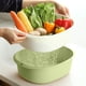 thumbnail image 1 of Contenedor para almacenar alimentos, cesta organizadora de cocina, cesta escurridora de plástico para verduras y utensilios, diseño compacto, resistente y fácil de limpiar para organizar la, 1 of 7