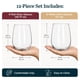 thumbnail image 4 of Juego de 12 Copas de Vino Sin Tallo Libbey, 4 of 9
