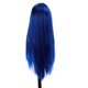 thumbnail image 5 of M Buder Peluca Larga Lacia Centro Partido de Fibra Sintética Resistente Color Azul Joya 63.5 cm / 25 inches, 5 of 9