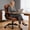 Brown, variant on COOLHUT 400LBS Big and Tall Office Chair, Executive PU Leather Desk Chair Thick Seat Cushion and Neckrest, Support 8 Hours Heavy Duty Design, 8-Years Warranty, Black