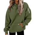 thumbnail image 2 of Bovemsi Sweatshirt for Women Fall Winter Tops Long Sleeve Shirts Oversized Tshirts Round Neck Camo Hoodie, 2 of 6