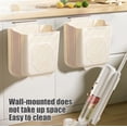 thumbnail image 6 of Plastic Collapsible Trash Can M White Wall Mounted Foldable Trash Can Kitchen Hanging Plastic Telescopic Storage Bin(1-Piece) Rkxzt, 6 of 8