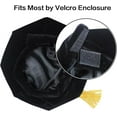 thumbnail image 4 of Unisex Doctoral Graduation Gown and and 8-Side Tam with Gold Piping, 4 of 5