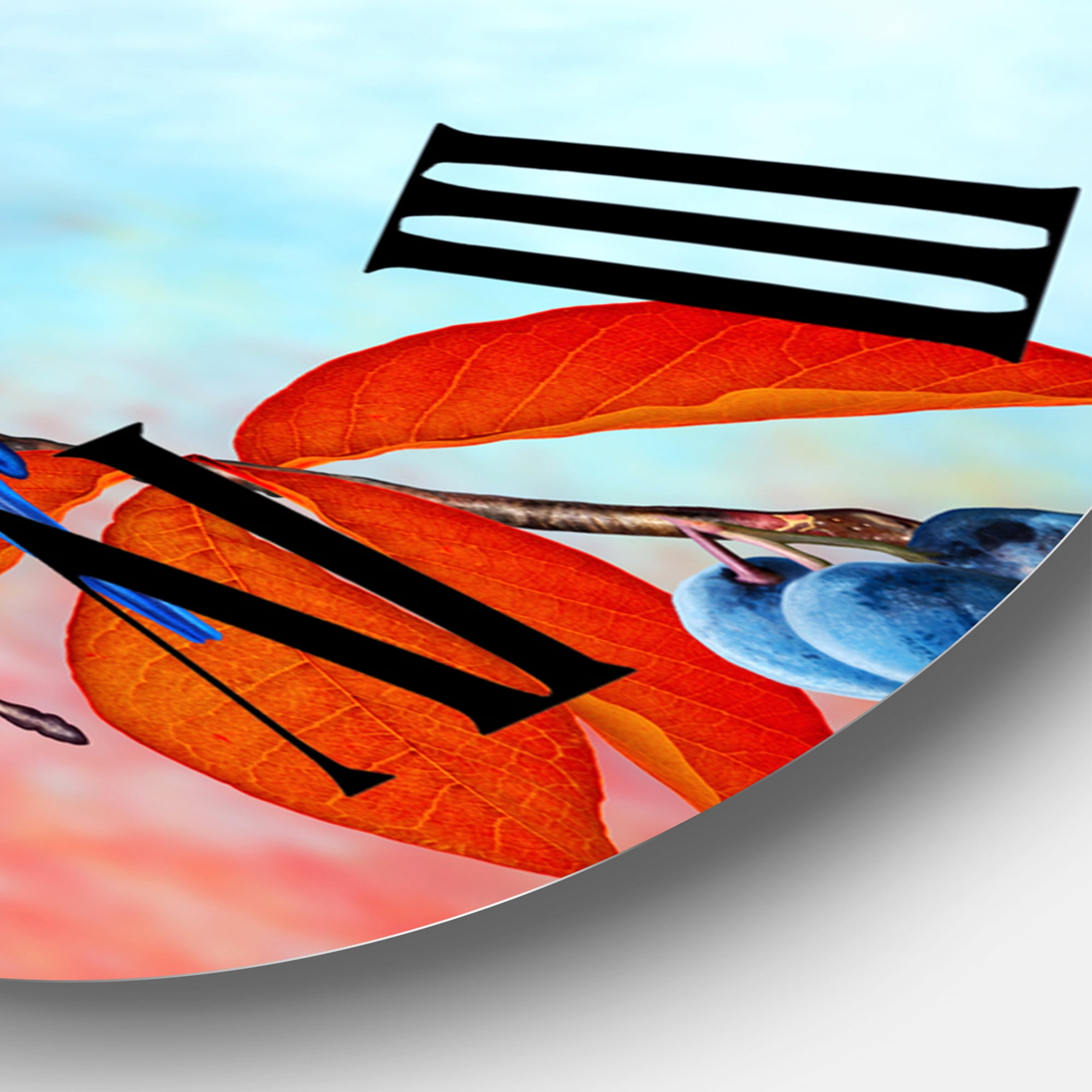 Designart 1 in Quartz Traditional Wall Clock