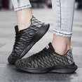 thumbnail image 2 of NOKIO Fashion Sneakers for Women Breathable 𝖫a𝖼e Up Tennis Shoes with Flexible Cushioning Sole, Comfortable Outdoor Running Shoes Non-S𝗅ip Athlet𝗂c Shoes for Summer and Autumn, 2 of 9