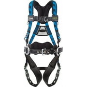 Miller 400 Lb Capacity, Size XXL/XXXL, Full Body AirCore Construction Safety Harness Polyester, Side D-Ring, Tongue Buckle Leg Strap, Quick Connect Chest Strap
