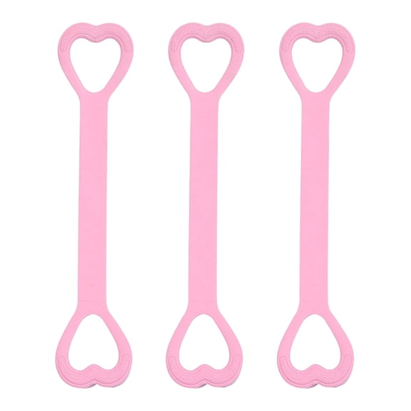 Pukitry Resistance Bands 3 Pack Elastic Exercise Band with Handles for Yoga Pilates Home Gym Travel