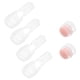 thumbnail image 2 of Elastic Shoelace Buckle with Double Hole Design, No Tie Cord Lock for Secure Fit, Easy to Use Shoe Lace Fixator for Independent Wear, Pink with Spring, 2 of 5