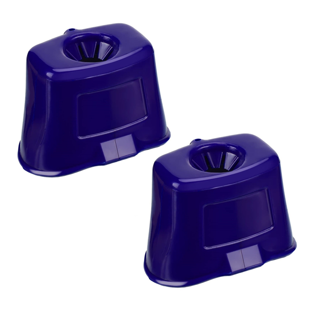 2 Pcs Eye Drop Guide Dispenser Portable Reusable Eye Dropper Tool, Assist Device Helper Wash Cup Dispenser Aids,2 Pcs * Eye Drop Guide Dispenser,Blue