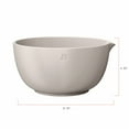 thumbnail image 5 of Beautiful 3 QT Stoneware Batter Mixing Bowl, Porcini Taupe by Drew Barrymore, 5 of 9
