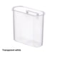 thumbnail image 4 of Ounissouiy Estuche de almacenamiento Soporte de cepillo de montaje en pared transparente Vajilla Exquisita Sin rebabas Comodidad Suministros para Juegos de accesorios de baño Transparente, 4 of 6