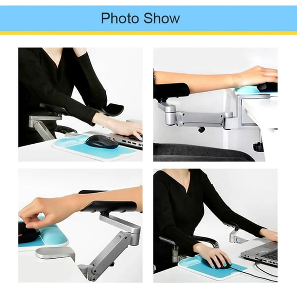 Rotating desk armrest support sale