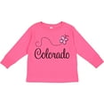 thumbnail image 3 of Inktastic Butterfly Colorado Girls Long Sleeve Toddler T-Shirt, 3 of 5