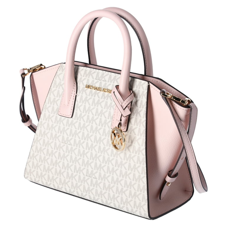 Michael Kors Logo Handbag Avril Small Top Zip Satchel Michael Kors Logo Handbag Avril Small Top Zip Satchel