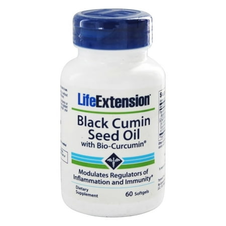 Life Extension - Black Cumin Seed Oil with Bio-Curcumin - 60 (The Best Black Cumin Seed Oil)