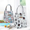 thumbnail image 2 of Lunch Bag Fashion Cute Multicolor Cooler Bags Women Waterproof Hand Pack Thermal Breakfast Box Portable Picnic Travel Food Bag Lunch Boxes & Totes, 2 of 5