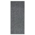 thumbnail image 7 of Morefany Outdoor Indoor Runner Rug Custom Size Rugs Non-Slip Hallway Carpet Runners with Rubber Backing Mat for Kitchen Entryway Garage Laundry 4ft x 16ft, Grey Striped, 7 of 7
