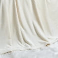 thumbnail image 6 of Home Soft Things Solid Flannel Fleece Blanket, Luxury Soft Cozy Fluffy Blanket - Snow White - Queen (90" x 90"), 6 of 8