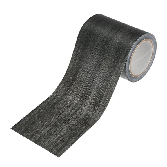 Uxcell 1-Roll Wood Grain Repair Tape, 2.24inch x 15ft Self-Adhesive Wood Floor Tape, Realistic Textured Repair [Ebony Wood]