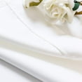 thumbnail image 7 of Vangao Linen Texture Curtains White Thermal Insulated Light Reducing Curtains for Bedroom Living Room Grommet Drapes 2 Panels 52" x 84", 7 of 7