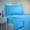 Light Blue, variant on Somerset Home 3-Piece Microfiber Twin Sheet Set, Blue
