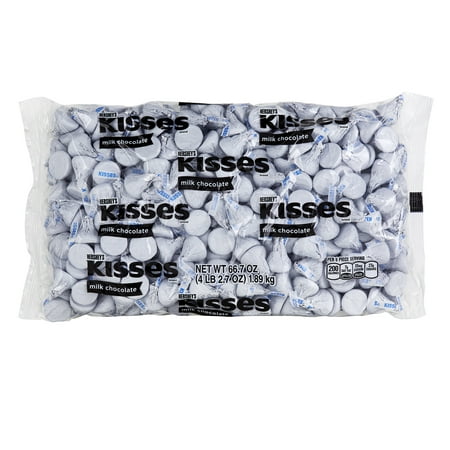 HERSHEYS KISSES Milk Chocolates White - 66.7oz