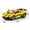 YELLOW, variant on Cast Simulation Alloy Toy Car Door Can Be Opened Pullback Drive Collectible Model Vehicle Toy for Kids