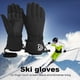 thumbnail image 4 of Guantes De Esquí Guantes de bicicleta unisex Guantes de montar duraderos A prueba de viento Hombres Mujeres Manoplas cálidas de invierno, 4 of 5
