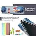 thumbnail image 5 of Naloa Beacon In The Huge Waves Of The Surf Leather Pencil Case, Makeup Pouch, Zipper Pouch for Daily Essentials, Storage Organizer, Cosmetics and Stationary Bag, 5 of 7