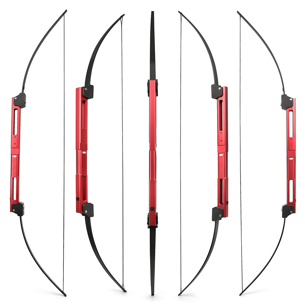 Folding Recurve Bow Set – 35lbs, CNC Aluminum Alloy Handle